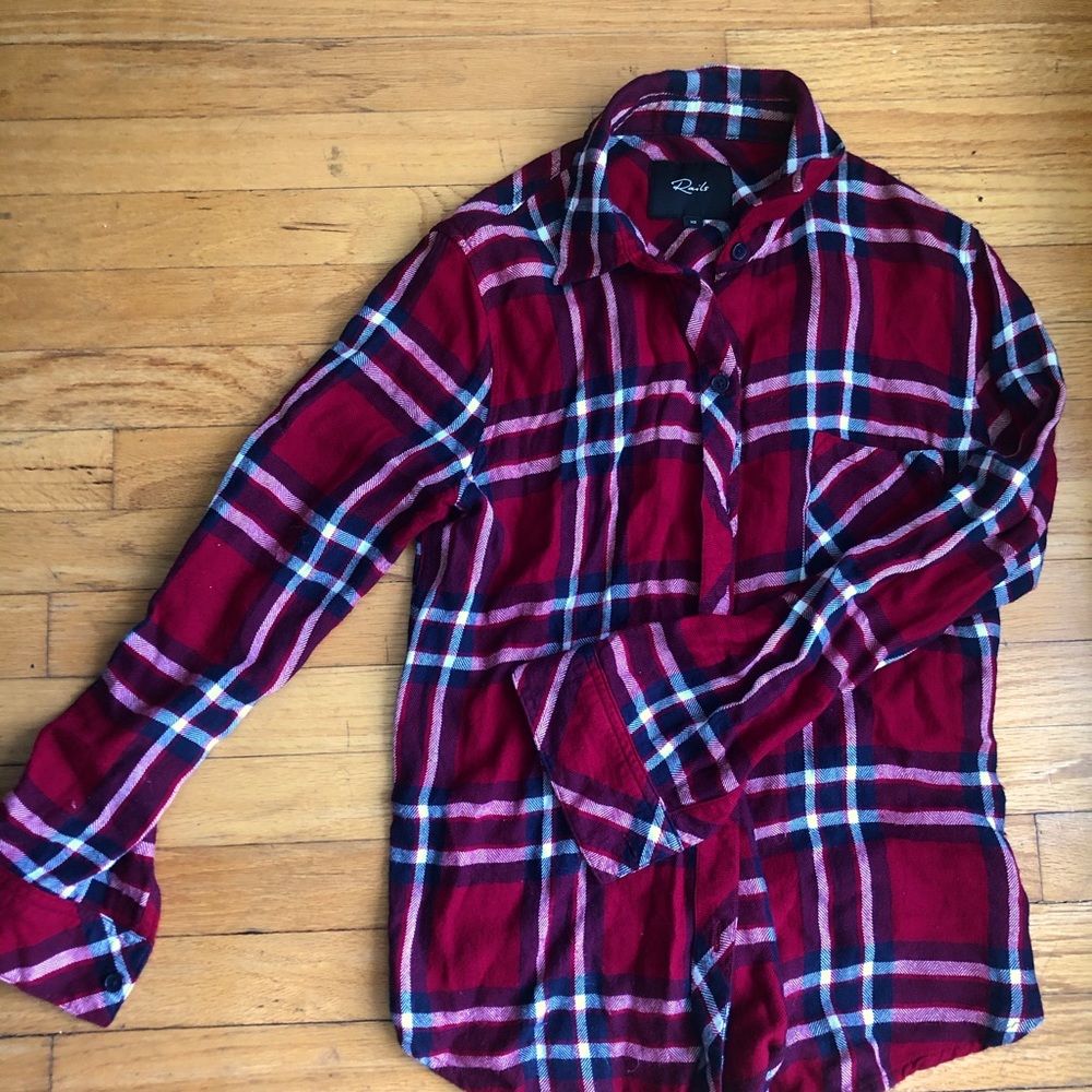 Rails Red Plaid Flannel - image 2